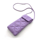 GS8003 Quilted Glasses Pouch with Strap — Soft Protection Crossbody Case